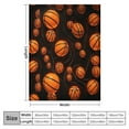 thumbnail image 4 of Nawypu Basketball Blanket - Soft, Plush & Warm - 50x40 Inches Small Blanket for Office, Chair - Black Sports Throw Blanket Gifts for Boys, Girls, 4 of 6