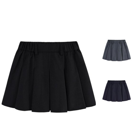 Kids Dress Pleated Fashion Beautiful Pretty for Casual Comfortable Fashion Sweet Gentle Charming Cozy Pleated Skirt