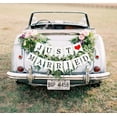 thumbnail image 2 of Just Married Wedding Bunting Decor - Mr & Mrs Car Banner Decorations, 2 of 7