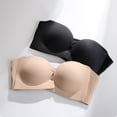 thumbnail image 4 of LILIYA Strapless Bras for Women Plus Size Seamless Tube Top Bralette Comfy Stretchy Stylish Full Coverage Wireless Padded Top Non- Tube Top Bra 2026, 4 of 8
