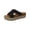 Black, variant on Womens EXA-ITALY Leather Open Toe Platform Sandals