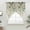 Forest Green, variant on Sage Green Eucalyptus Leaves Swag Curtains for Kitchen/Bedroom/Living Room, Weeping Floral Summer Botanical Scalloped Curtains 63 Inch Long, Window Swag Topper Curtains Valances 2 Panels Set 36"x63"
