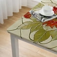 thumbnail image 5 of BANET  Decorative Red Floral Print Water Resistant Tablecloth Wrinkle Free and Stain Resistant Fabric Tablecloths for Kitchen Room white, 5 of 8