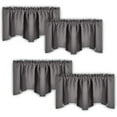 thumbnail image 2 of CUH Window Thermal Insulated Blackout Curtain Luxury Room Drapes Rod Pocket Curtains UV Protection Living Valance Deep Gray-Curtains W:52"x H:72"/ 132cm*183cm-2PCS, 2 of 8