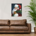 thumbnail image 3 of XUFX TEXAS ART Christmas Wall Decor Christmas Deer Canvas Print Christmas Tree Canvas Wall Poster Santa Claus Canvas Wall Art Merry Christmas Pictures Home Wall Decorations Unframed 8x10inch, 3 of 4