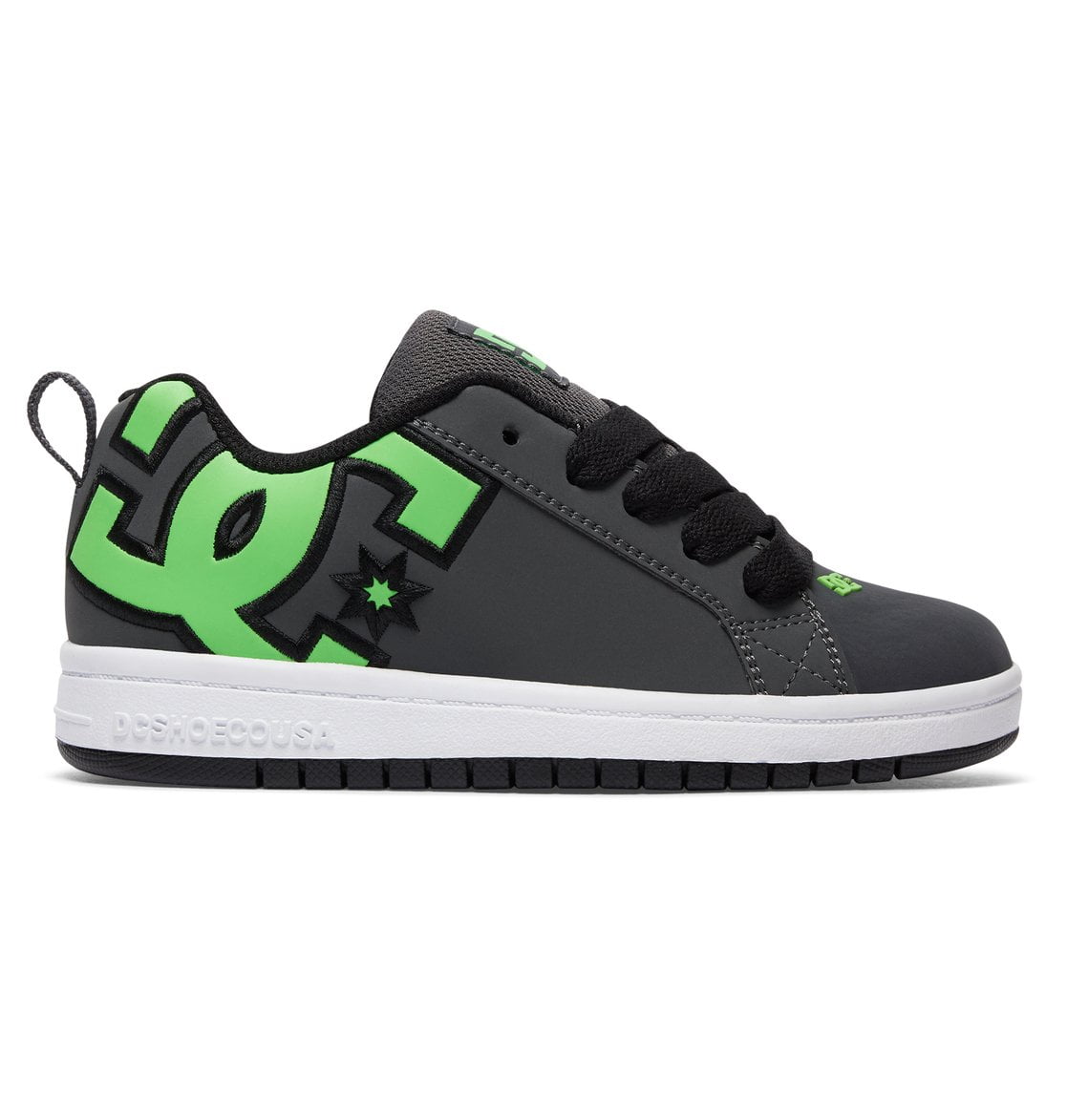 green and white dc shoes