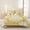 Gold, Amber, White, variant on King Quilts Bedding Set,Farm Pineapple Fruit Seamless Soft Warm Quilted Bedspread Comforter with Pillow Shams,Yellow Watercolor All Season Coverlet Bed Decor Blankets