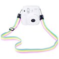 thumbnail image 2 of Camera Neck Shoulder Strap Compatible with Fujifilm Instax Mini 11/9/ 8/90/ 8+/ 7s Instant Film Camera, Rainbow （2 pieces）, 2 of 5