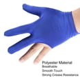 thumbnail image 4 of 3 Fingers Left/Right Hand Pool Gloves Snooker Billiard Pool Cue Glove, Blue 8 Pack, 4 of 5