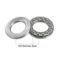 thumbnail image 2 of Uxcell 30x52x16mm S51206 Thrust Ball Bearing Stainless Steel with Washers, 2 of 5
