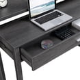 thumbnail image 4 of Newport Console JB / Bureau Coulissant avec Tiroir et Riser en Finition Bois Gris, 4 of 10