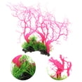 thumbnail image 3 of Unique Bargains 1 Pcs Colorful Coral Reef Decor Mini Faux Coral Decor for Aquarium Decorations Pink White 33.5x26.7cm, 3 of 7