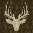 thumbnail image 2 of Grey, Jace 20x20 Black Ornate Wood Framed with Double Matting Museum Art Print Titled - Deer 2, 2 of 4