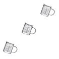 thumbnail image 1 of Monstrate Taza medidora de vidrio versátil con tapa para cocina Type1, 1 of 1