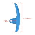 thumbnail image 2 of Paddle Shifter Extension For BMW F Series F30 F31 F32 F10 X3 X5 Aluminium Blue, 2 of 13
