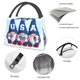 thumbnail image 4 of Fotbe Cute Gnomes in USA Bolsa Térmica Portátil con Estampado, Bolsa de Entrega de Alimentos Aislada, Bolsa Reutilizable de Gran Capacidad para Comidas y Supermercado, 4 of 6