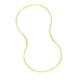 thumbnail image 2 of 14K Yellow Gold Men & Women's 18" 2.7mm Triple Herringbone Chain Necklace, 2 of 4