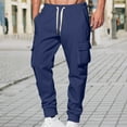 thumbnail image 2 of Men's Casual Trousers Featuring Flat Front Design And Convenient Side Pockets For Daily Wear Comfort And Style Pants Mens Fashion Joggers Sports Pants Trousers Mens Long Pants, 2 of 5