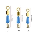 thumbnail image 5 of Necvior Stainless Steel Quick Snaps Power Speeds ​​Swivels Pass Through Guide Rings Fishing Lure Rod Line Connector Accessory, 5 of 12