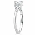 thumbnail image 3 of Spot Jewel 1.8 Ct VVS1/D Asscher Cut Lab Created Diamond Ring for Her - 14K White Gold Over Anniversary Ring for Her - Solitaire with Accent Engagement Ring - Simple Design Ring for Women's, 3 of 6