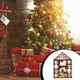 thumbnail image 2 of Yuarrent 70 unidades/Kit de colgante de Navidad de plástico para boda, hogar, Hotel, jardín, porche, decoraciones colgantes, bolas, adornos Kits de decoración para fiestas Oro Blanco Yuarrent HA065335-01, 2 of 6