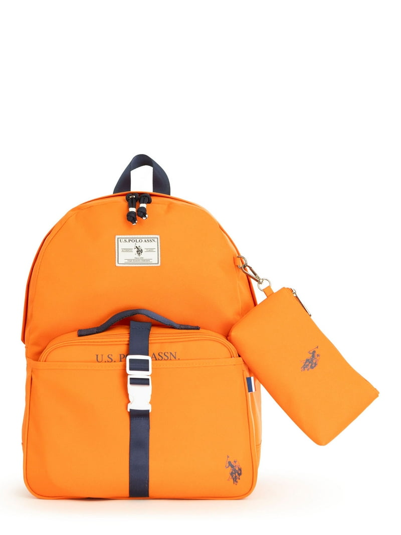 U.S. Polo Assn. Boys Water-Resistant Backpack, Lunch Tote