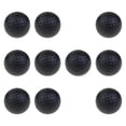 thumbnail image 2 of Lipstore 10 Pieces Golf Practice Balls Portable Golf Training for Golfer Outdoor Home Black, 2 of 8