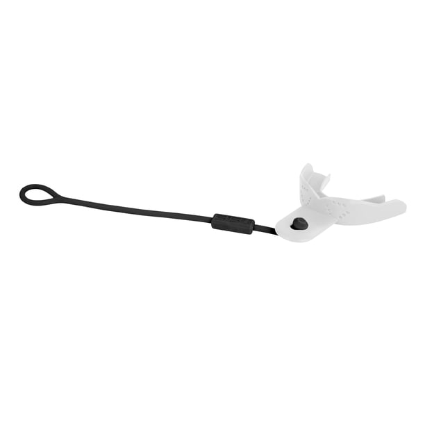 Protector bucal SISU Tether Adult Snow White 2.0 mm para atletas