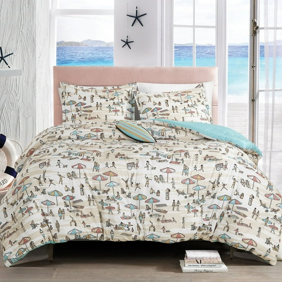 EvJK 3-4PC KID COMFORTER – Soft & Cozy Plush Print Comforter with Coordinated Shams and Toy Pillow, Twin