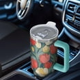 thumbnail image 6 of OBREWU Pioneer Flower Tumbler with Handle and Lid,Pioneer Flower 40oz Double Wall Vacuum Insulated Tumbler,Cups Gift for Women and Men, 6 of 7
