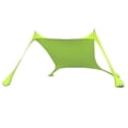 thumbnail image 2 of Toldo Portátil de Playa Soledad Sombrilla de Playa a Prueba de Viento Emergente Verde 210x210x160cm, 2 of 7