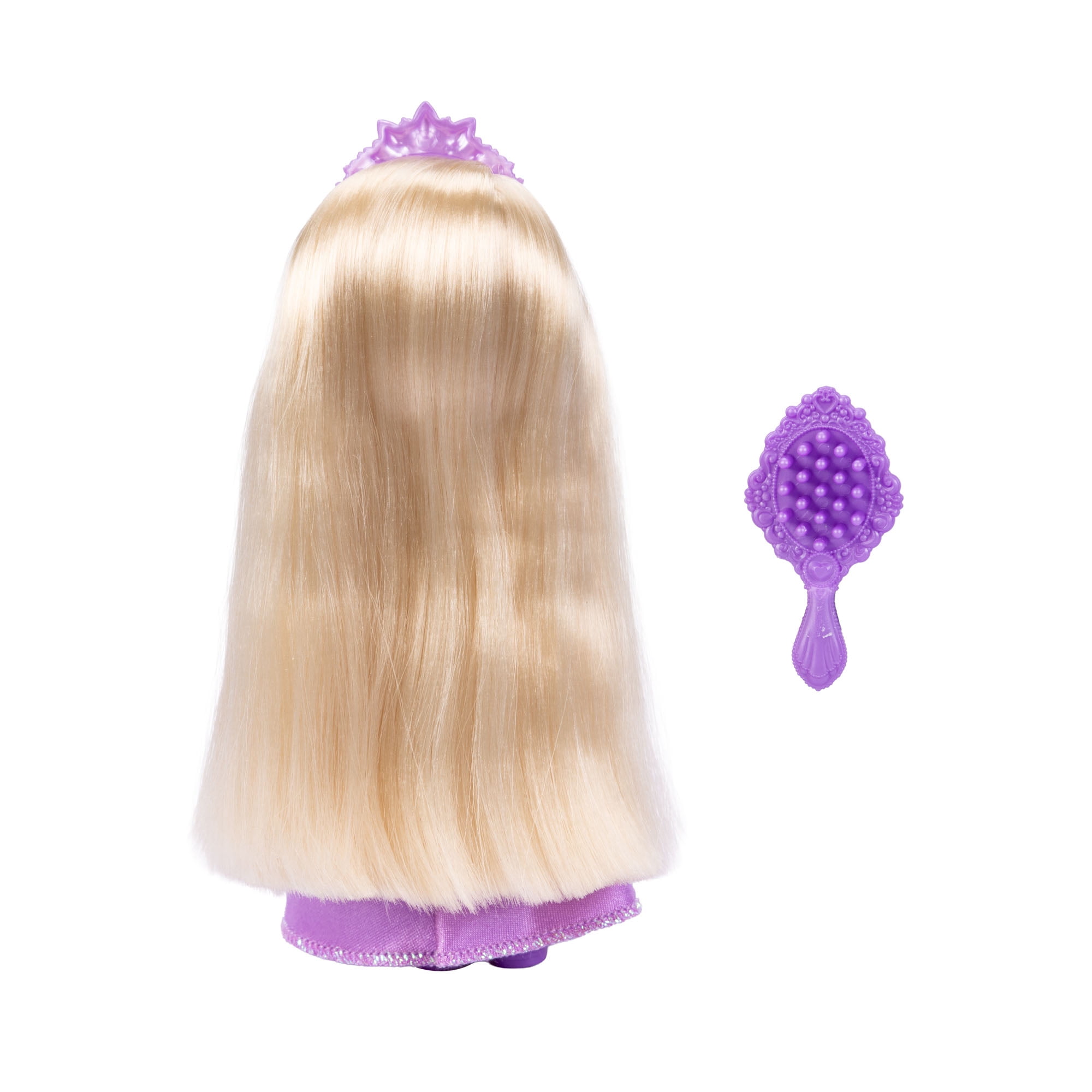 Disney Princess Petite Rapunzel Doll with Molded Bodice and Brush