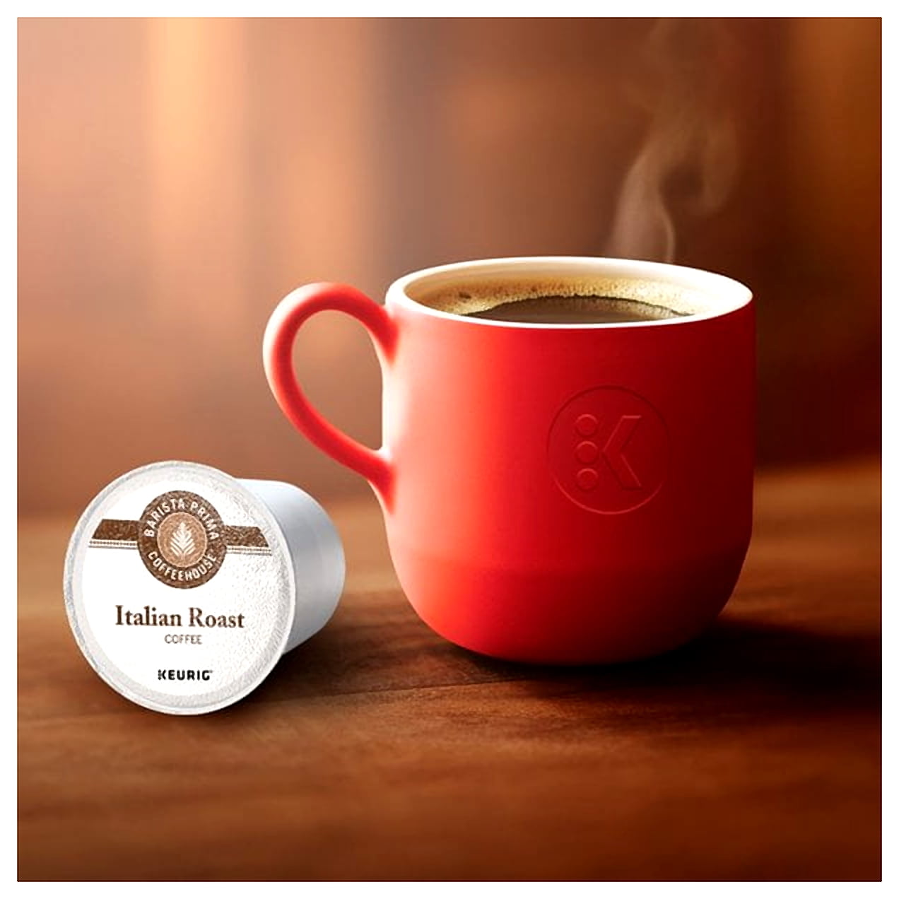 Includes Barista Prima Italian Roast Coffee K-Cups for Keurig Brewers, 24 Count (Pack of 2) - Total of 48 K-Cups (Packaging May Vary)