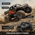 thumbnail image 5 of Amphibious Remote Control Car Monster Truck - 4WD Waterproof 1:16 Large All Terrain Off Road Vehicle with 2 Rechargeable Batteries RC Drift Cars Beach Pool Toys Gifts for Boys Kids 8-12, 5 of 9