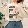 thumbnail image 2 of Christian Mom Sweatshirt Motherhood Is Kingdom Work Faith Graphic Pullover, 2 of 6