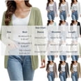 thumbnail image 3 of Diufon Thin Cardigans for Women Lightweight Long Sleeve Button Down Open Front Layering Cardigan Fall Winter Outerwear, 3 of 9