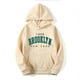 thumbnail image 2 of Sudadera con capucha estampada de Brooklyn New York para mujer, sudadera con capucha de vellón a la moda, ropa de calle holgada, jersey creativo para mujer 1898, 2 of 5