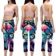 thumbnail image 2 of High Waist Printed Yoga Leggings Gym Pants Capris for Women, Not See-Through, Suitable for Running, Fitness, Yoga, 2 of 6