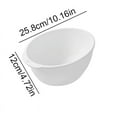 thumbnail image 3 of Canasta doble de drenaje de plástico grado alimenticio | Organizador de filtro grande para fregadero de cocina | Contenedor colador para verduras y frutas | Durable y ligero | 1 pieza blanca, 3 of 6