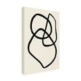 thumbnail image 4 of Canvas Wall Art - Pictufy Studio 'Black Lines 03' Wall Art for Living Room, Bedroom, or Office Décor by Trademark Fine Art - 16 x 24 Inches, 4 of 4