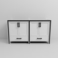 thumbnail image 5 of Lexora Home Ziva 60" Vanity Cabinet in White, 5 of 6