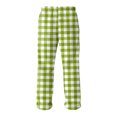 thumbnail image 5 of GrmtClth Plush Warm Pajama Pants Men Trendy Flannel Fleece Comfy Soft Plaid Sleep Pant Winter Thermal Fuzzy Pj Pants with Pockets Light Green XL, 5 of 6