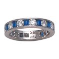 thumbnail image 2 of Karina B� Sapphire Eternity Band, 2 of 9