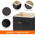 thumbnail image 6 of Lifewit Collapsible Storage Cubes 11 inch Foldable Fabric Bins Multi-Color Set of 8 Black, 6 of 7