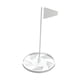thumbnail image 3 of Taza para poner con bandera, bandera verde para poner, palo para bandera de golf con astillas, copa con orificio para bandera de golf, tapa para taza, 3 of 9