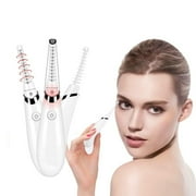 Peroptimist Heated Eyelash Curler, Electric Eyelash Curler Heated Professional Mini Small Eyelash Curler Heater USB Rechargeable Electric Eye Lashes Curling Tool, Mini Portable Electric Makeup Eye