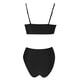 thumbnail image 5 of MKLEKYY Bikini Mujer Traje De Baño Women'S High Waisted Bikini Sets Two Piece Swimsuit Front Tie Knot Bathing Suit, 5 of 5
