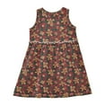 thumbnail image 3 of Girls Dress Gingerbread Man Sleeveless Dress for Girls Hem A-Line Casual Sundress, 3 of 7