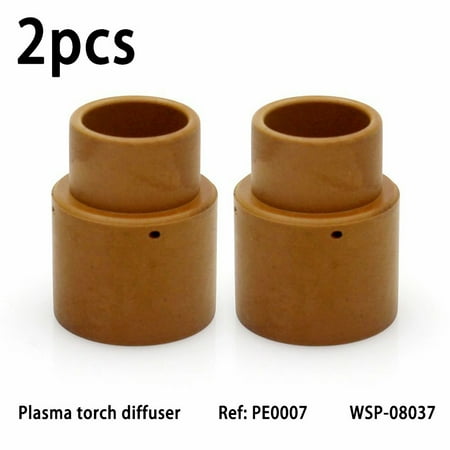 

GLFSIL 2pcs Plasma Air Diffuser 13788 for Eastwood Versa Cut 40A 60A Prof 70 CB50 CB70