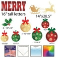 thumbnail image 2 of VictoryStore Merry Christmas Garage Magnets Set, Christmas Holiday Decorations (19623), 2 of 7